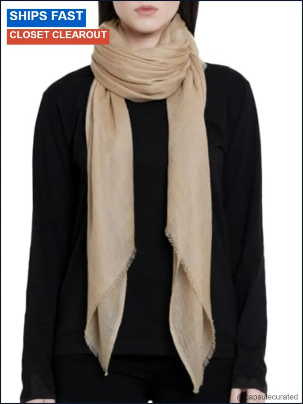 Luxury Cashmere Scarf Wrap Shawl for Women & Men, Winter Warm Pashmina Gift